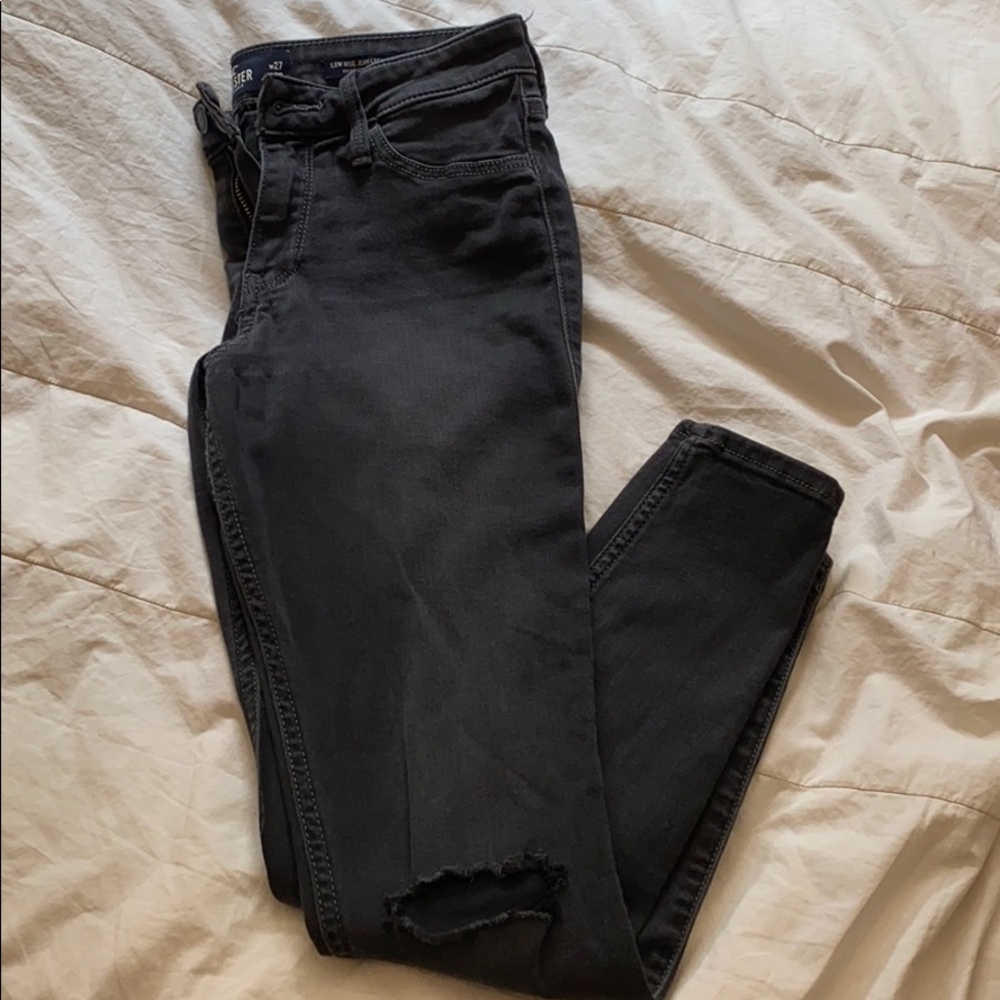 Black Hollister Jeggings